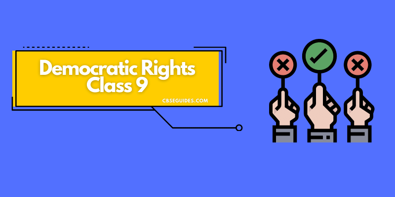 Democratic Rights Class 9